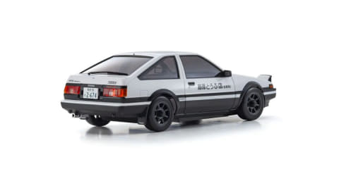 京商「ミニッツAWD」、「頭文字D」の「トレノAE86」と「MF ゴースト