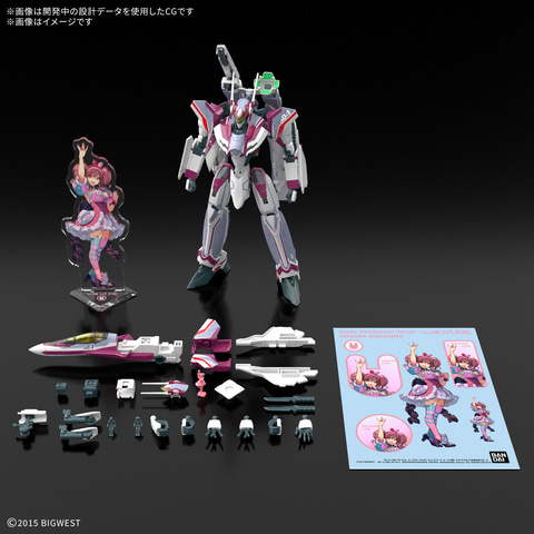 マクロスΔ」、「HG 1/100 VF-31C ジークフリード」デカールやアクスタ