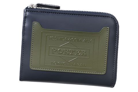 PORTER、特殊プリントによる立体的な星柄とロゴが入ったウォレット