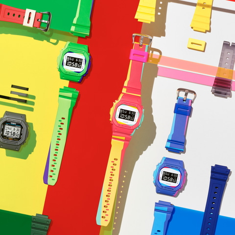ミスプリント・デザインのG-SHOCK、新色追加で「MY G-SHOCK」に登場