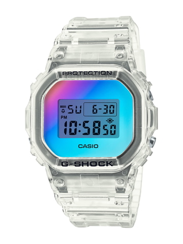 G-SHOCK、ガラス全面が七色に光る“レインボー蒸着”の3機種 - Impress Watch