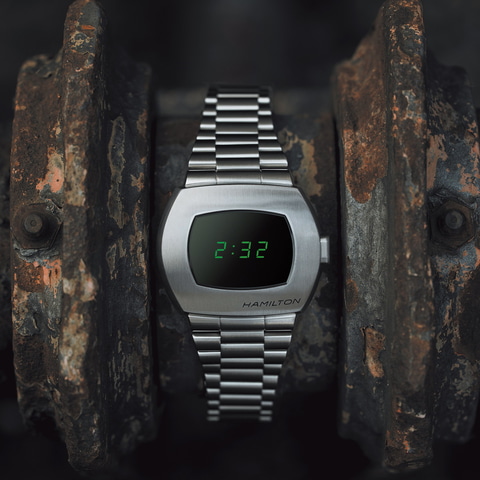 ハミルトン、グリーン表示のレトロなデジタルウォッチ - Impress Watch
