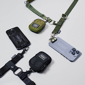 PORTER、iPhone 15 Proを斜め掛けできる「ショルダー・エア