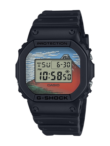 G-SHOCK、“北斎フェイス”の「DW-5600」 - Impress Watch