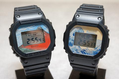 G-SHOCK、“北斎フェイス”の「DW-5600」 - Impress Watch
