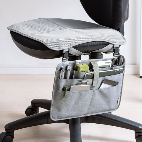 イスに付けて小物入れにできるガジェットケース「150-SNCBG2