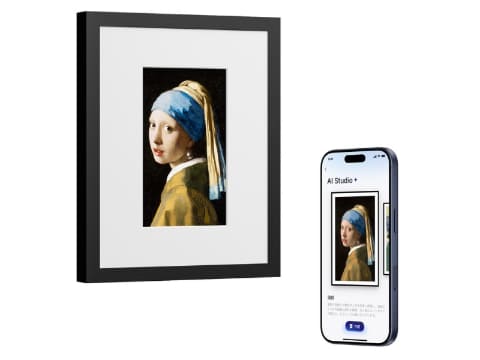 SwitchBot、本物の絵画のような質感が楽しめる電子アートフレーム「AI