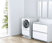 パナソニック、多彩な泡洗浄コースを搭載した直方体のドラム式洗濯機