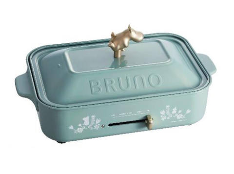 BRUNO、ムーミン柄のパンケーキが作れるコンパクトホットプレートと