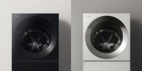 パナソニック、シックなインテリアに合う黒のドラム式洗濯機「Cuble