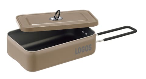 ロゴス、直火調理できて皿にもなる「メスキット」カラフル4色展開