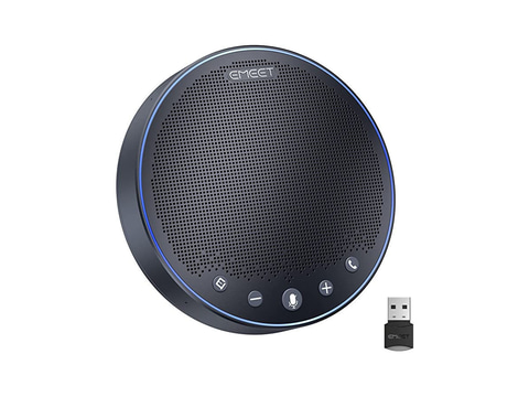 EMEET、4基の全指向性マイク搭載スピーカーフォン。18時間の連続通話に