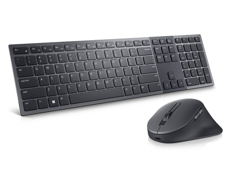 デル、Zoom認定キーボードと水平スクロールホイール搭載マウスのセット