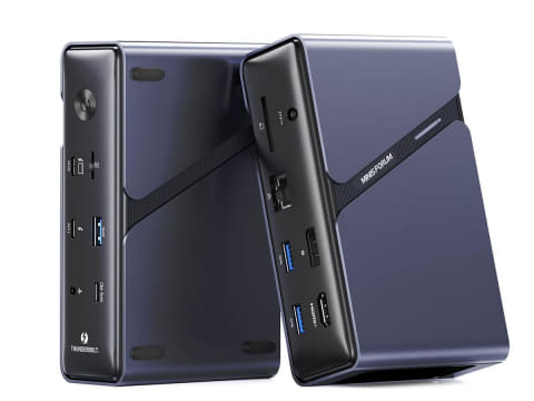 MINISFORUMからThunderbolt 4対応のドッキングステーション。3台まで