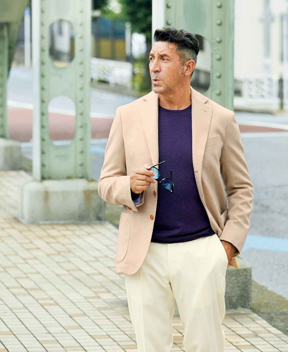 Sartorio キャメル カシミア ジャケット サルトリオ Sartorio キャメル