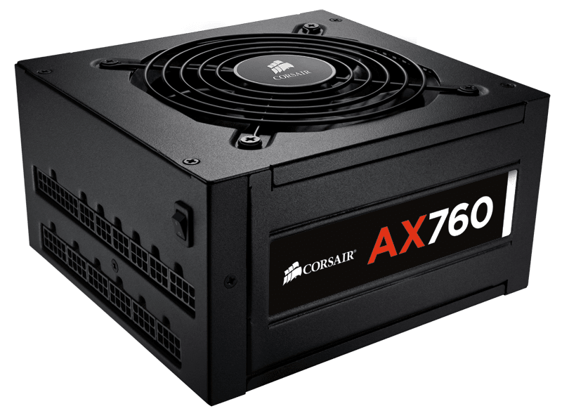 AX760 ATX Power Supply — 760 Watt 80 PLUS® PLATINUM Certified