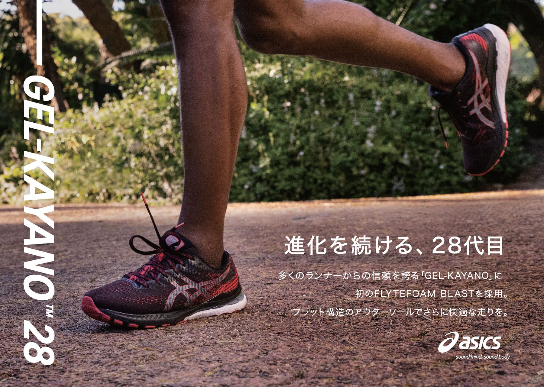 28代目となる新作は、より快適な履き心地にアップデート！ランニング