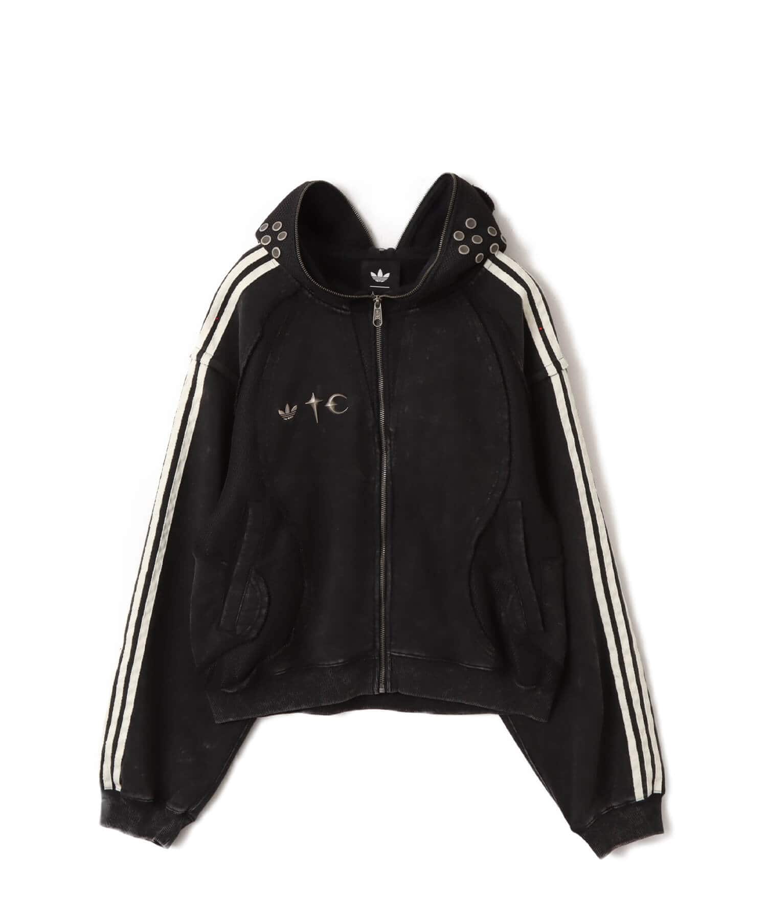 adidas THUG CLUB TEAMGEIST HOODED ZIP UP ブラック（アディダス サグ