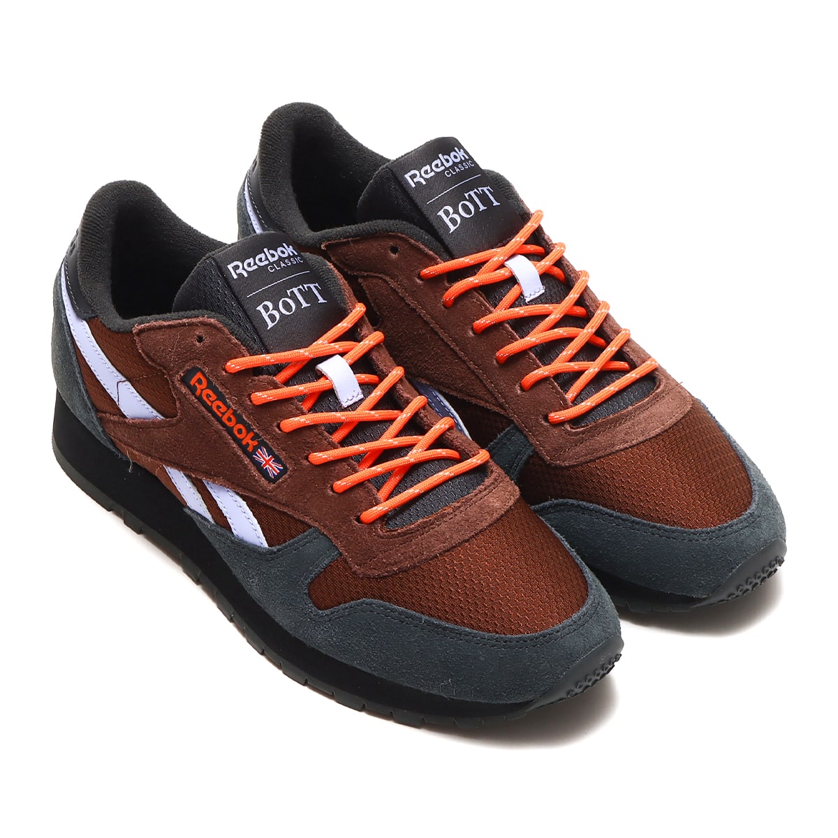 Reebok CLASSIC LEATHER BOTT BRUSH BROWN/PURE GRAY/BRIGHT RUBBER