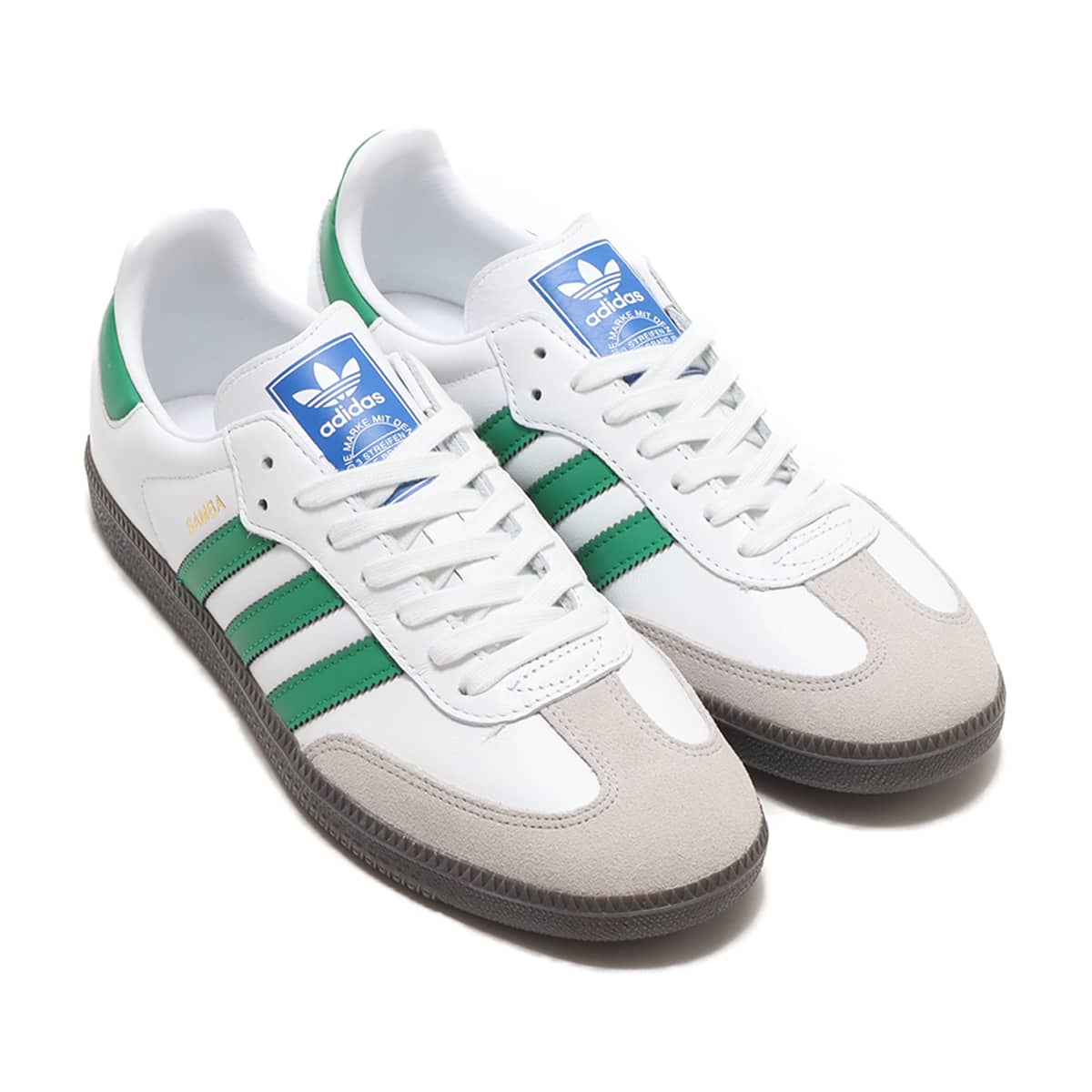 adidas SAMBA OG FOOTWEAR WHITE/GREEN/SUPPLIER COLOR（アディダス