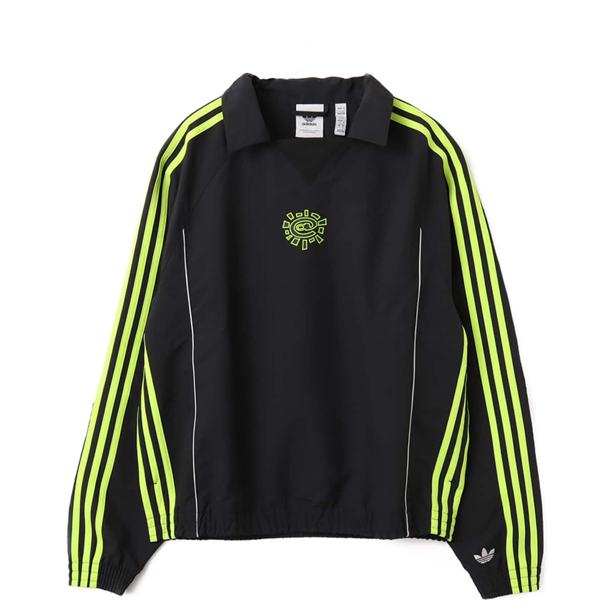 adidas ALWAYS WND JKT ブラック/セミソーラースライム（アディダス