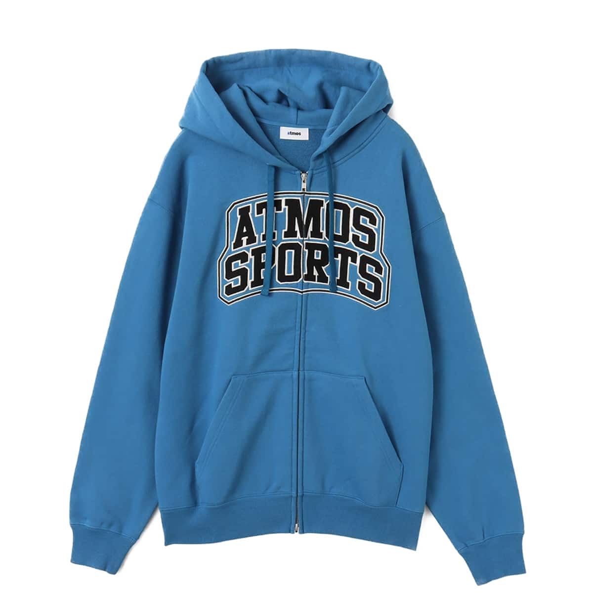 atmos College Logo Zip-up Hooded Sweatshirt BLUE（アトモス