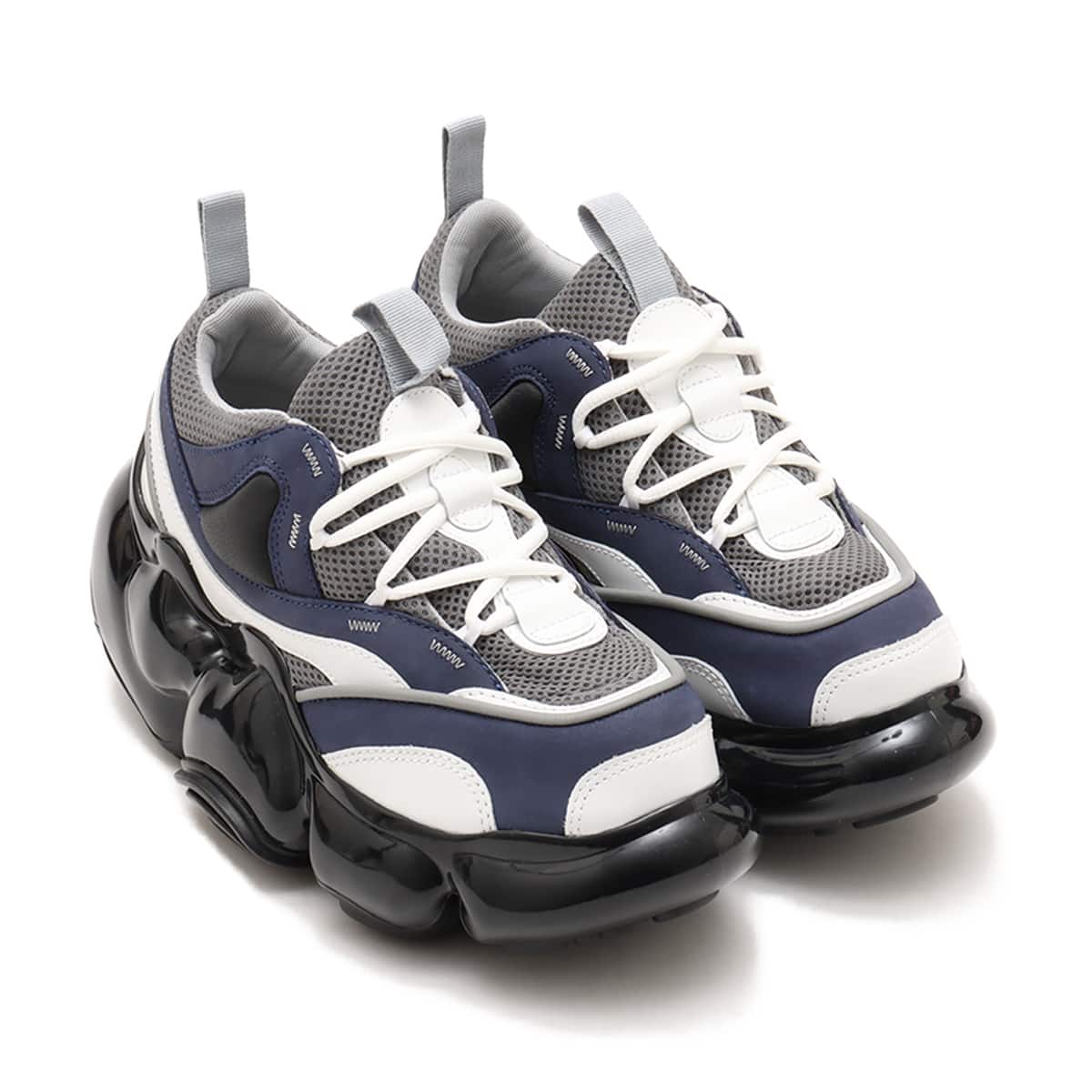 grounds MOOPIE JAWS NIGHT GRAY / BLACK SOLID（グラウンズ ムーピー