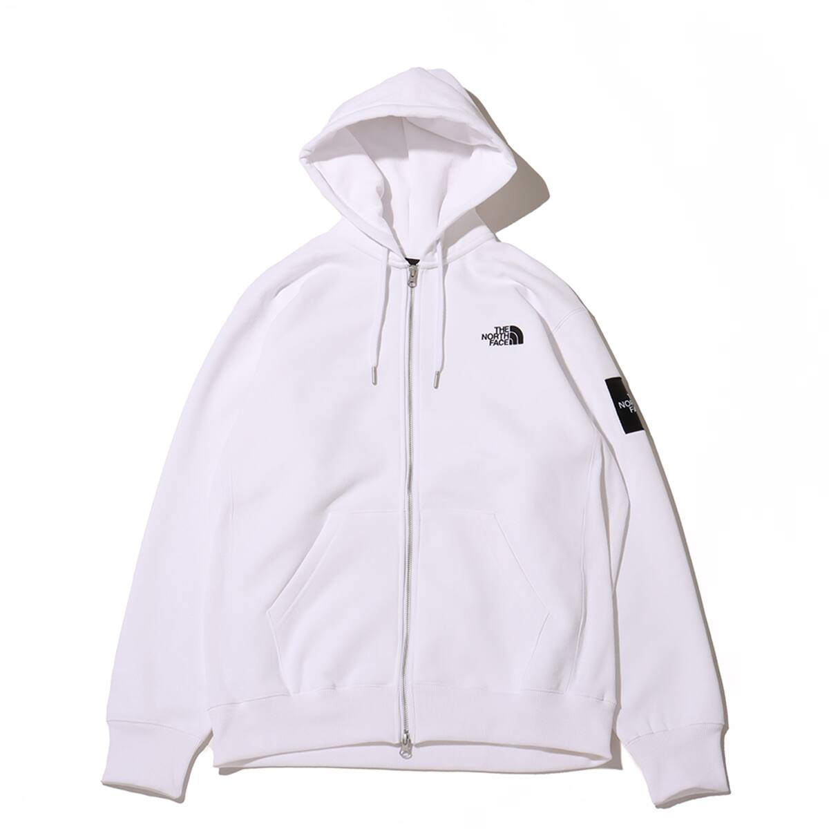THE NORTH FACE Square Logo Full Zip ホワイト （ザ・ノース