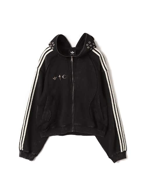 adidas THUG CLUB WOVEN TRACKTOP ブラック/シルバーメタリック