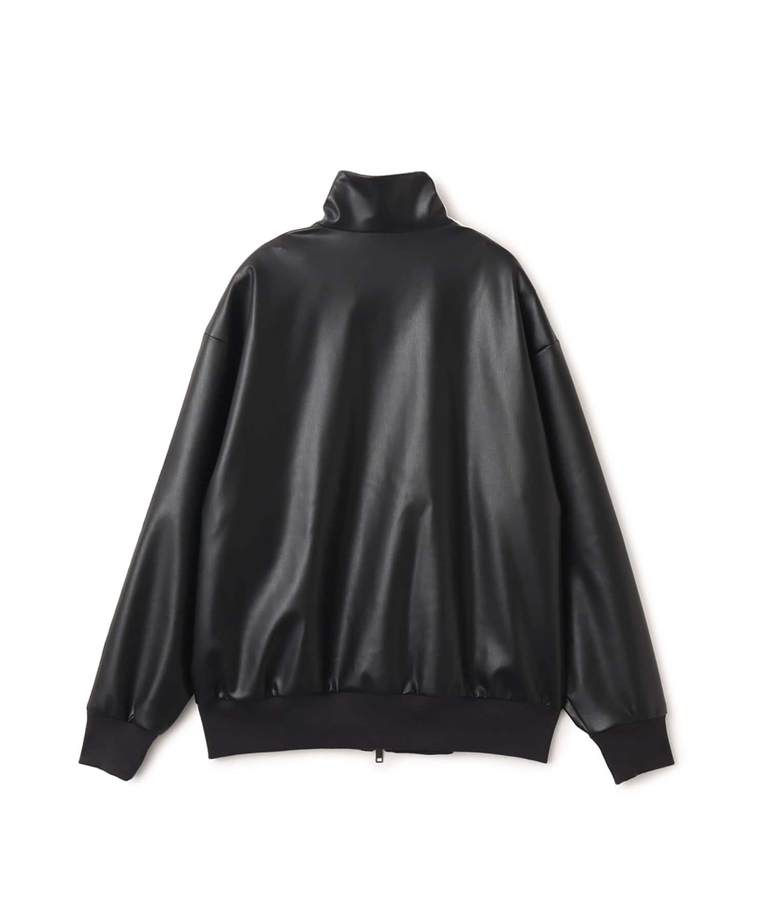 adidas PLEATHER 3STRIPES TRACK TOP ブラック（アディダス プレザー 3