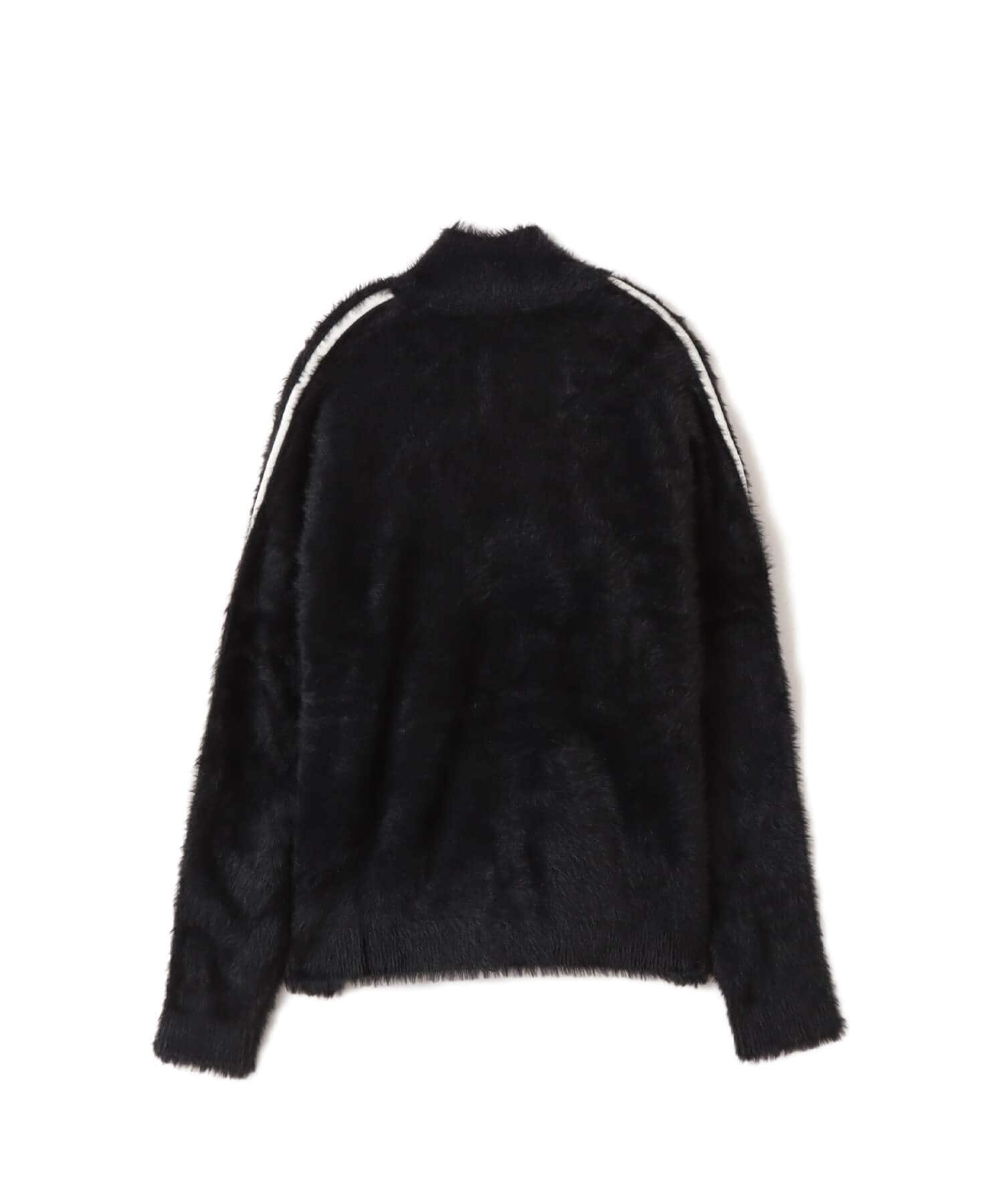 adidas FAUX MOHAIR CLASSIC TRACKTOP ブラック/オフホワイト