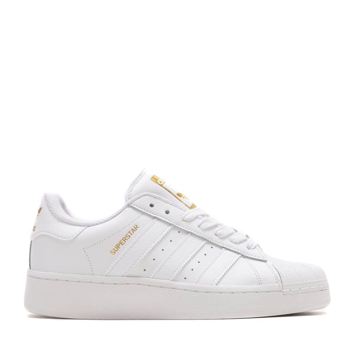 adidas SUPERSTAR XLG FOOTWEAR WHITE/FOOTWEAR WHITE/GOLD METALLIC