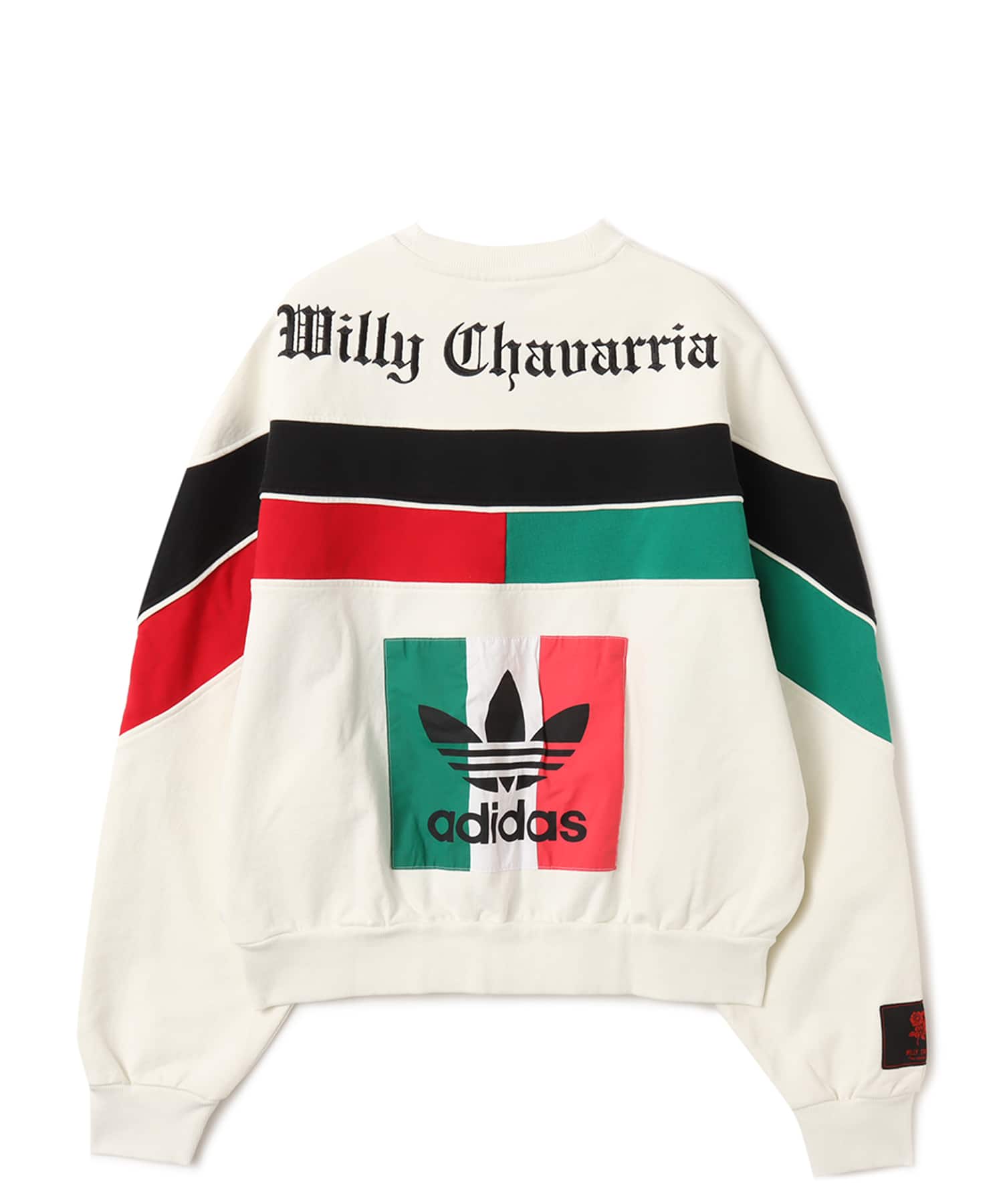 adidas WILLY CHAVARRIA FLEECE CREWNECK オフホワイト（アディダス