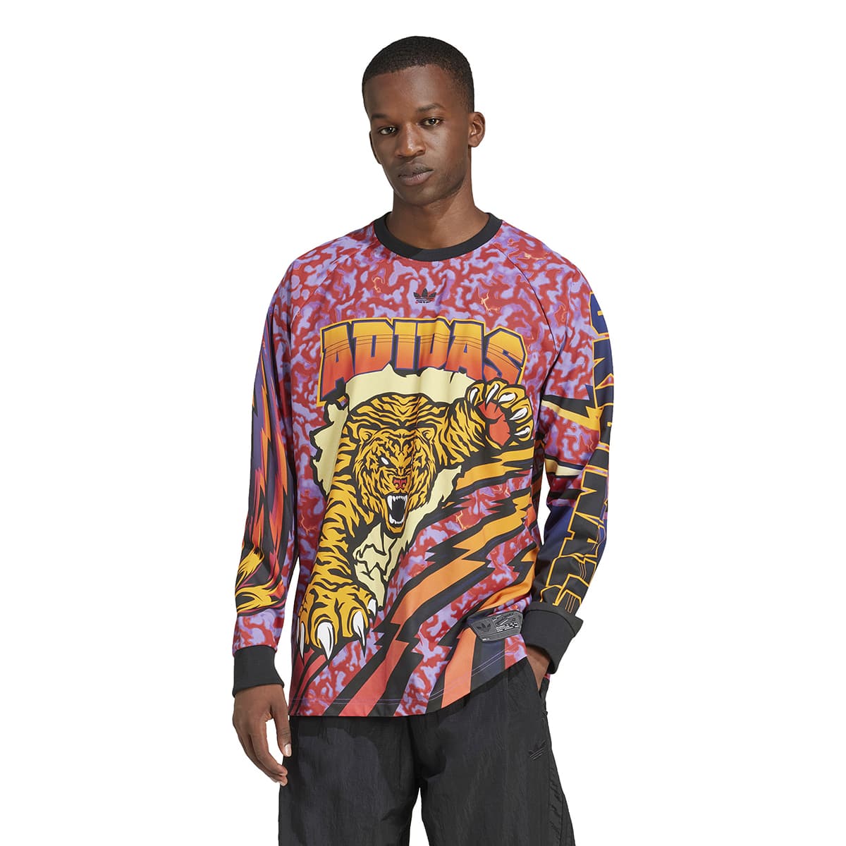 adidas ラガーシャツ 赤/黒 ストライプ adidas ラガーシャツ 赤黒