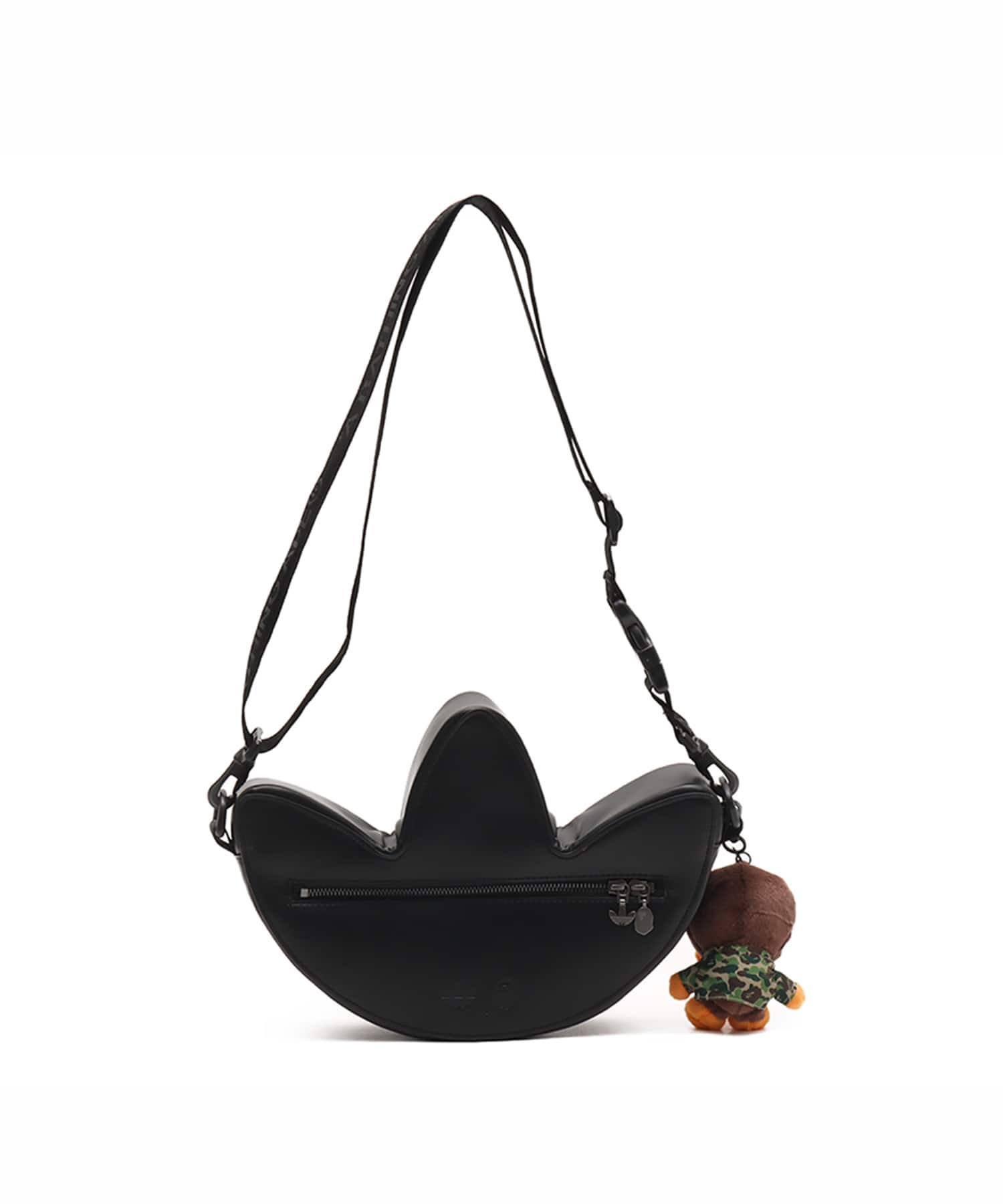 adidas TREFOIL SHOULDER BAG BAPE ブラック（アディダス トレフォイル