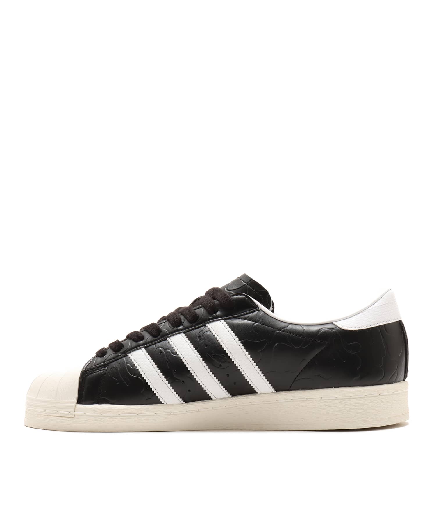 adidas SUPERSTAR VINTAGE BAPE atmos CORE BLACK/FOOT WEAR WHITE/OFF