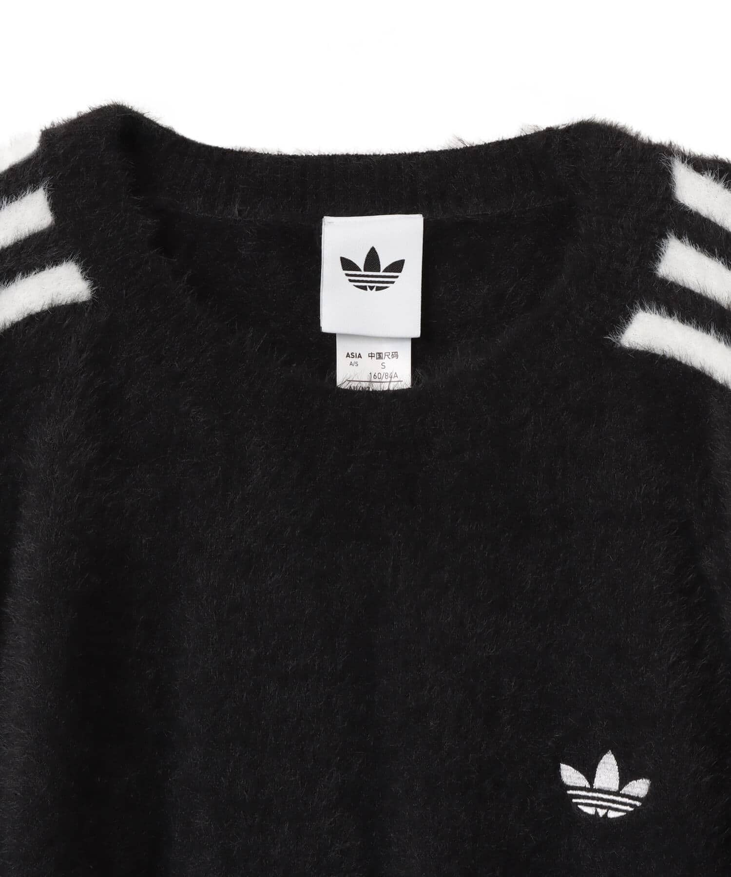 adidas ADICOLOR HOLIDAY KNIT SWEATER ブラック（アディダス アディ