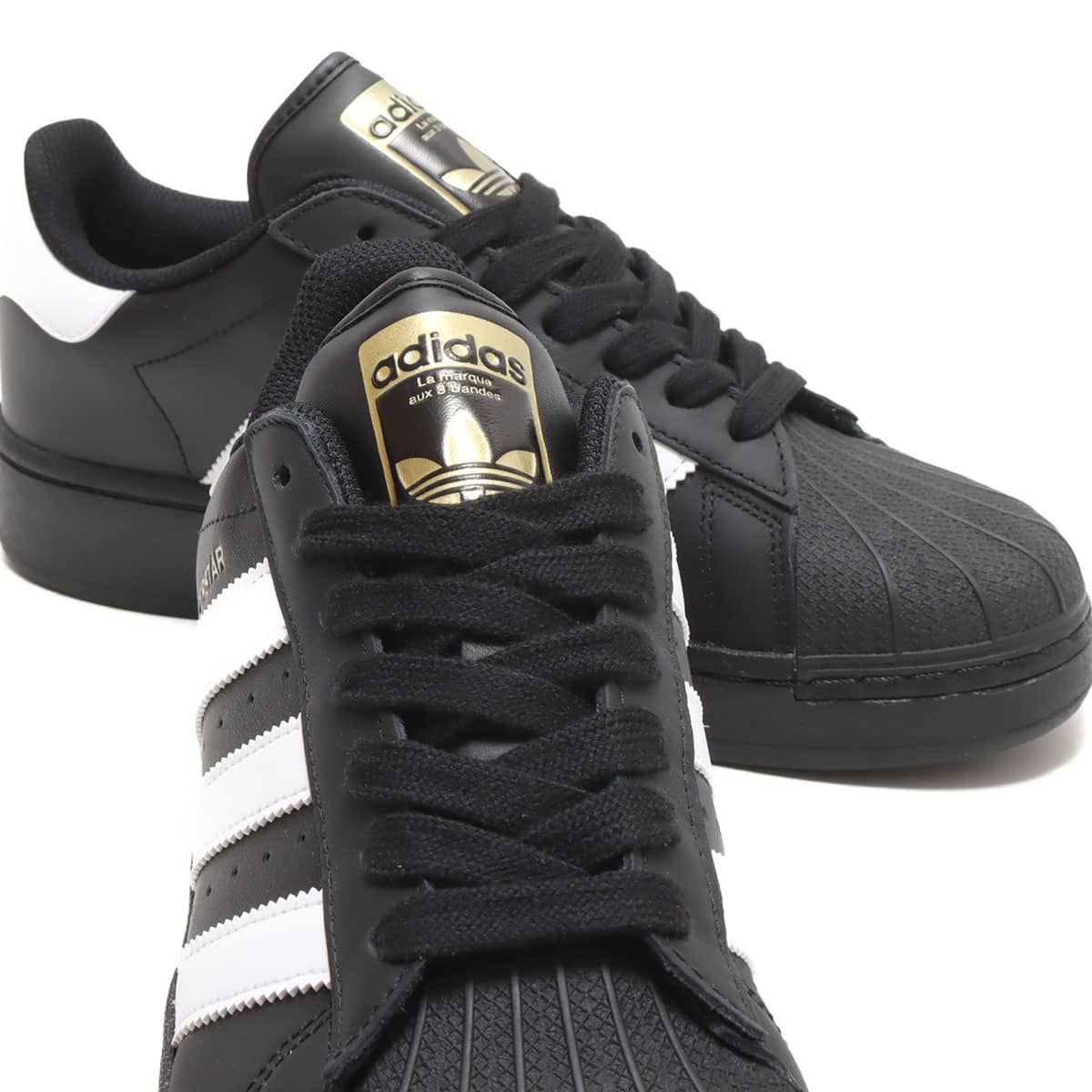 adidas SUPERSTAR XLG CORE BLACK/FOOTWEAR WHITE/GOLD METALLIC 24SS