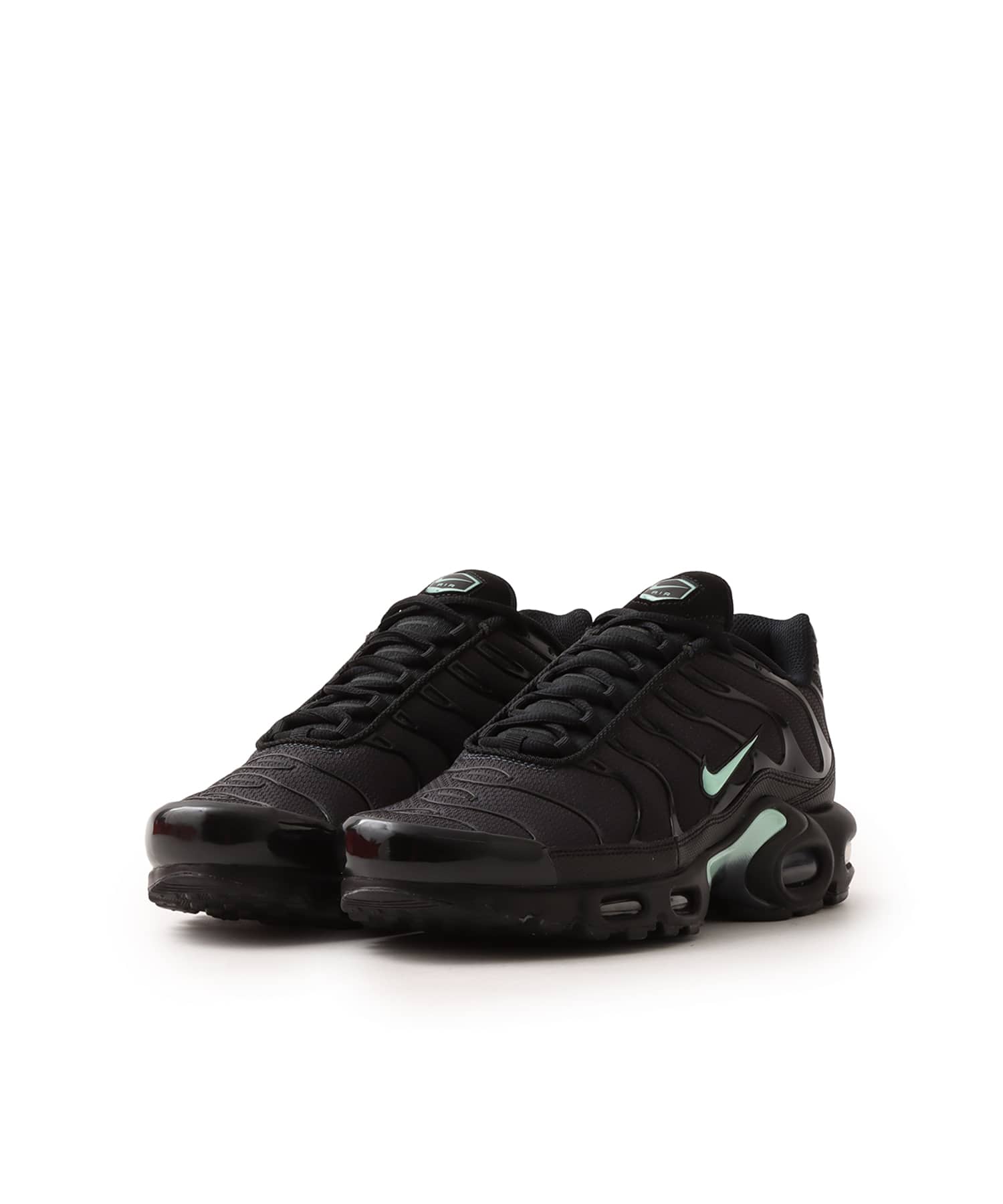 NIKE AIR MAX PLUS BLACK/MINT FOAM-DK SMOKE GREY（ナイキ エア