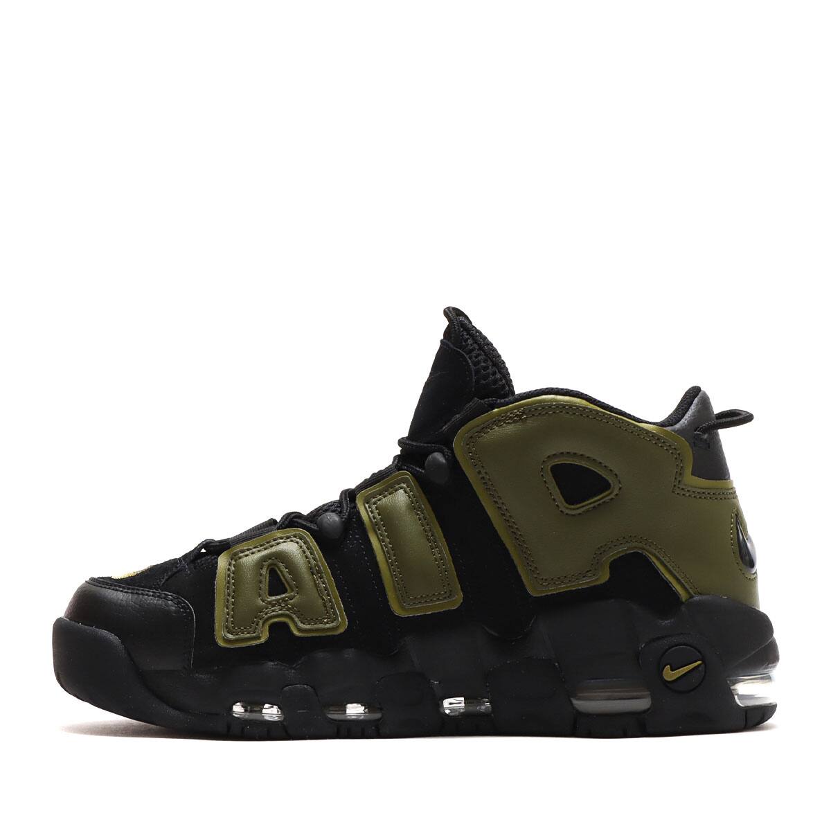 NIKE AIR MORE UPTEMPO '96 BLACK/ROUGH GREEN-PILGRIM-BLACK 22SP-I