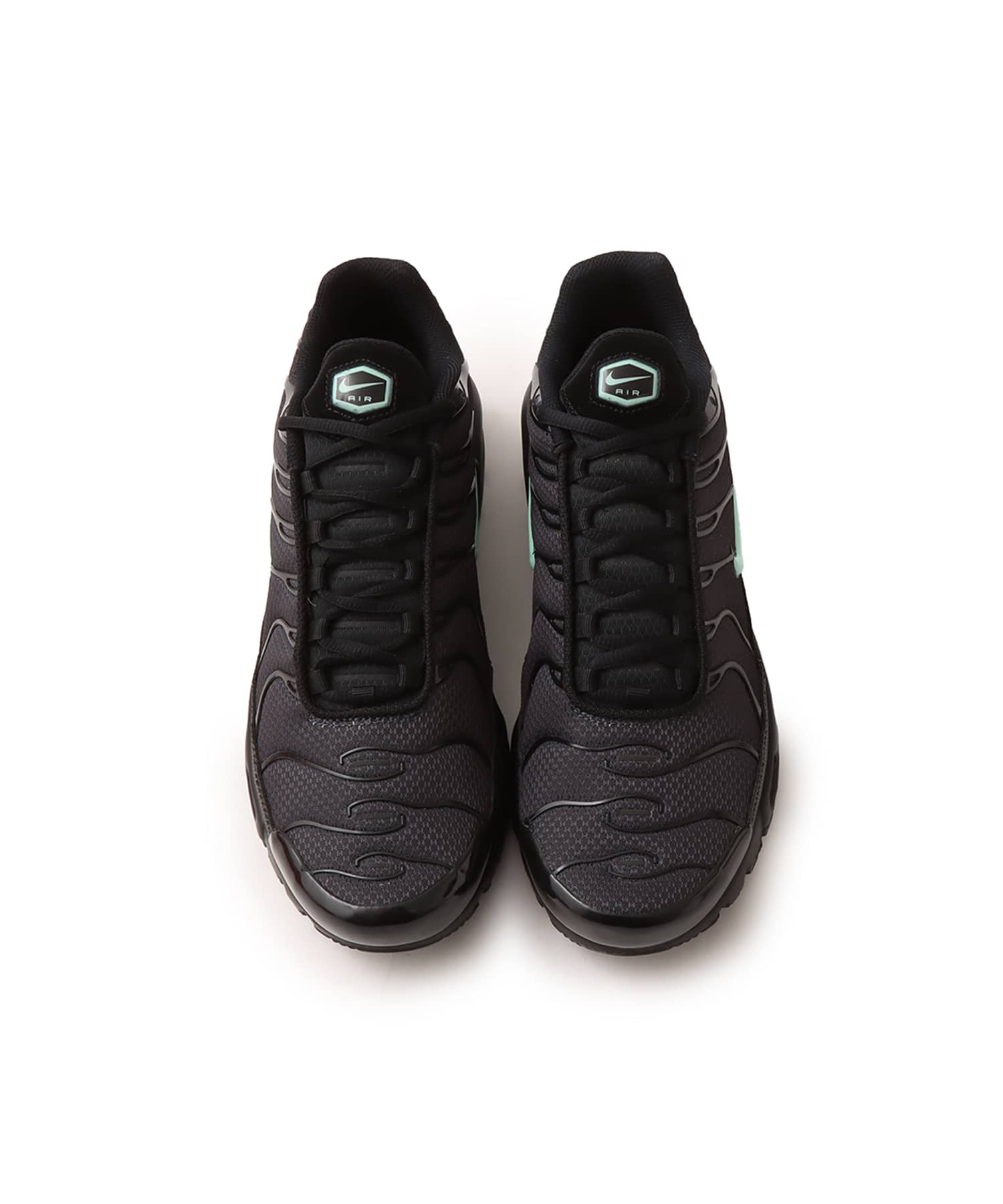 NIKE AIR MAX PLUS BLACK/MINT FOAM-DK SMOKE GREY（ナイキ エア