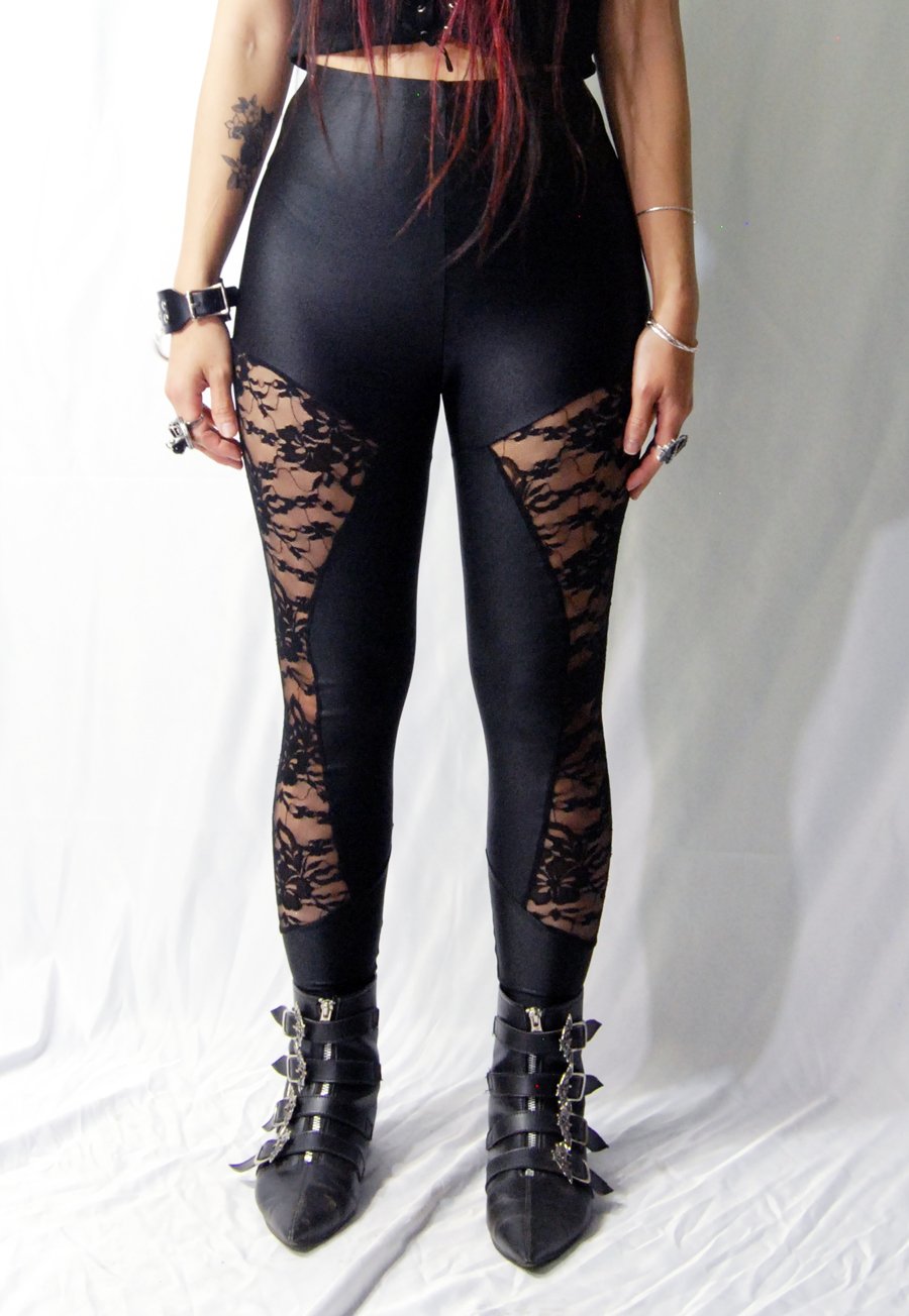 Side Lace Panel Leggings | sophireaptress