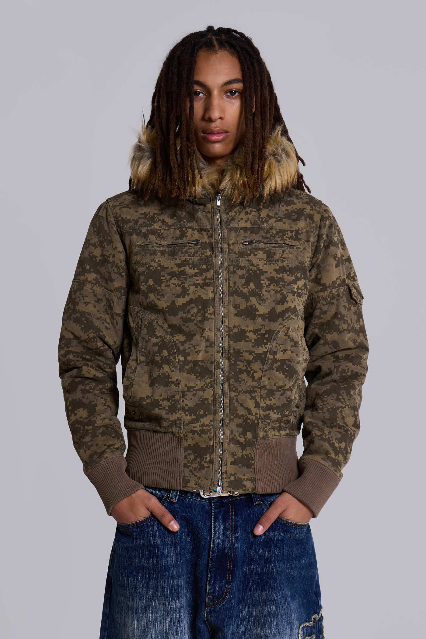 Digi Camo Marshal Jacket | Jaded London | Clothing