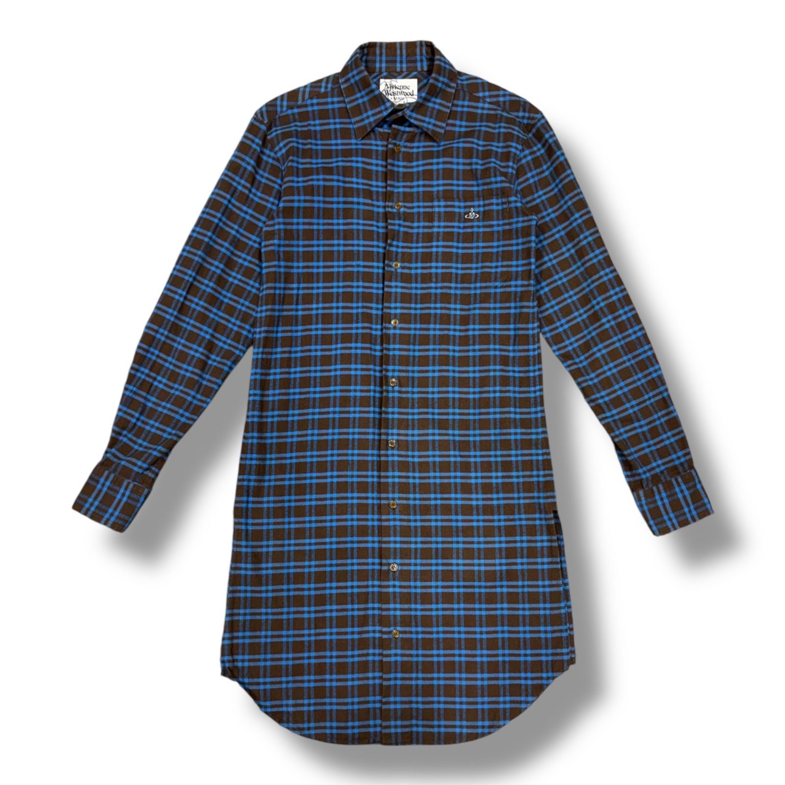 Vivienne Westwood MAN Long Checked Shirt ロングシャツ チェック