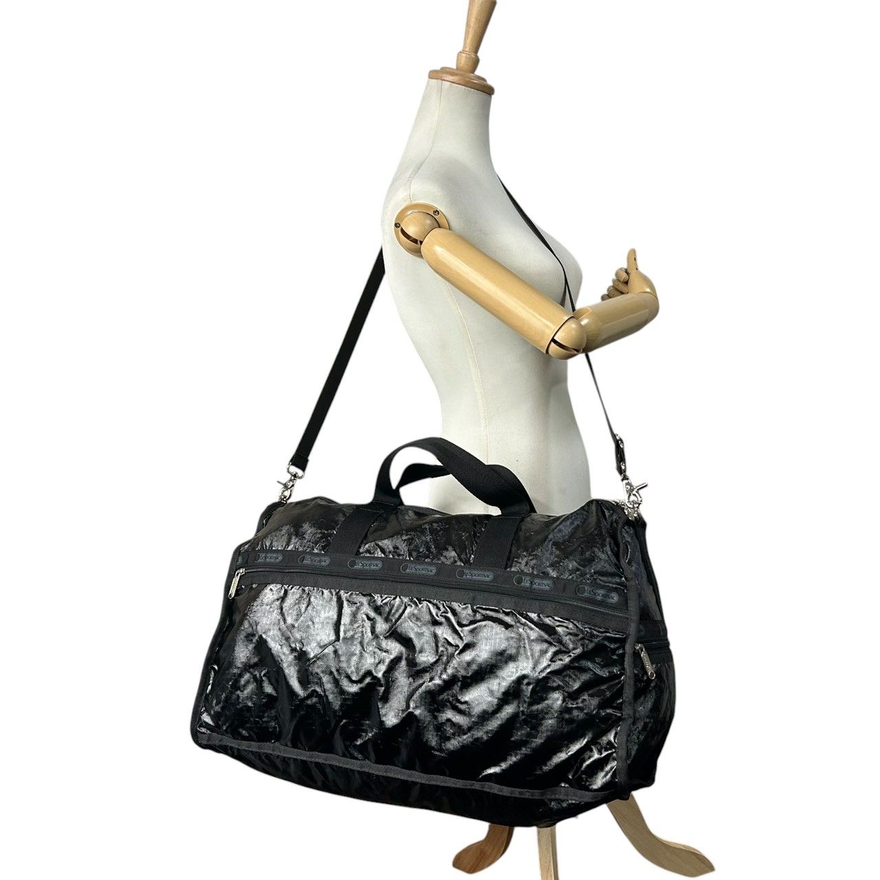 未使用級】レスポートサック LeSportsac ボストンバッグ ラージ