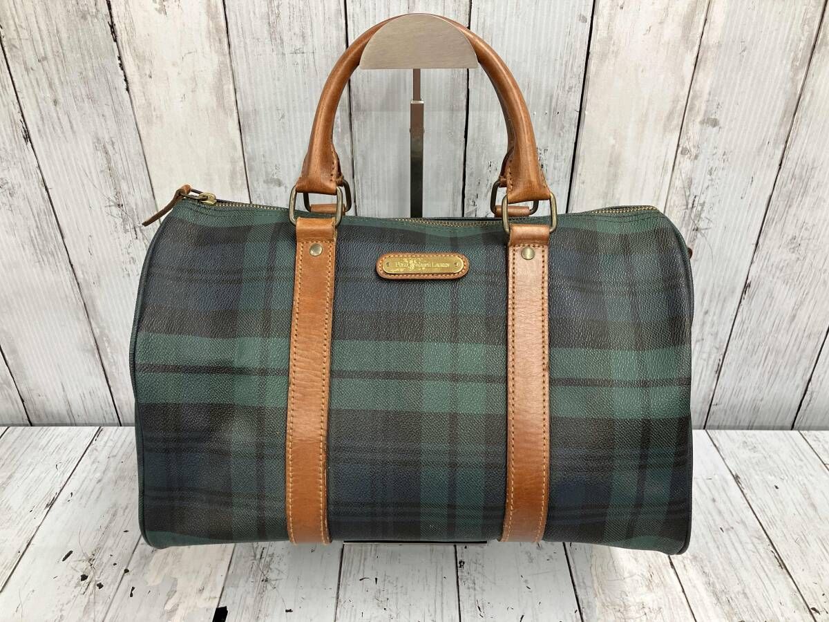 POLO RALPH LAUREN ポロラルフローレン ボストンバッグ グリーン