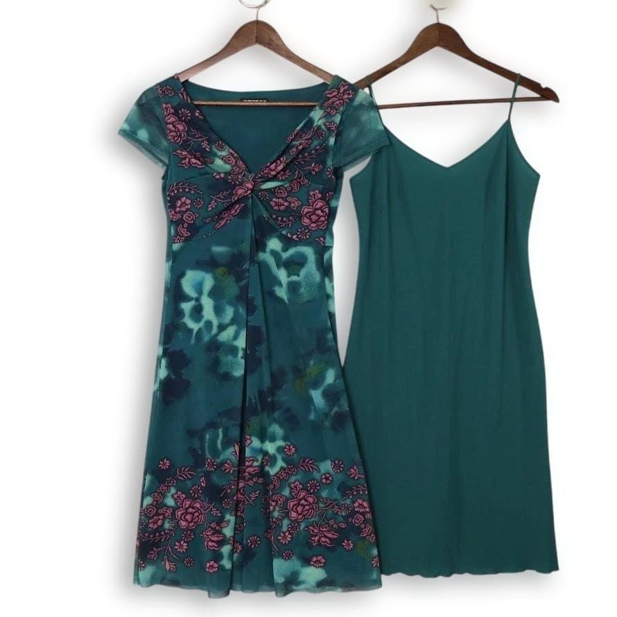 希少】VIVIENNE TAM ヴィヴィアンタム 花柄刺繍 シアーワンピース