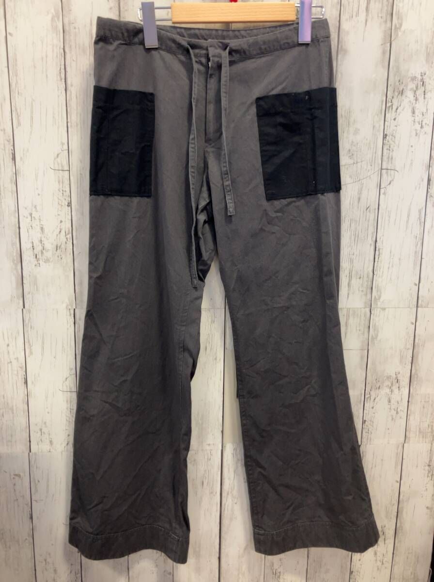 Y's y's ワイズ フレア グレー パンツ YB-P07-062 日本製 ヨウジ