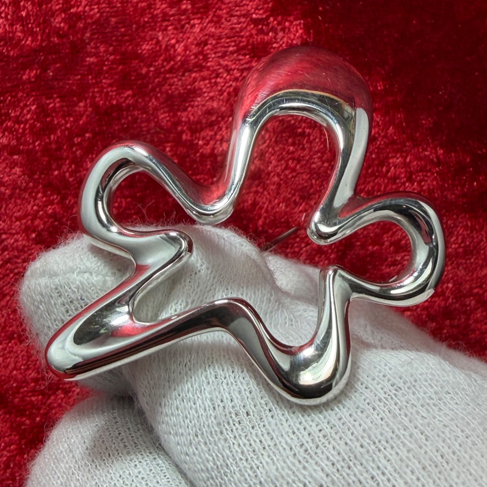 美品 ブローチ スプラッシュ ♯321 ジョージジェンセン/GEORG JENSEN