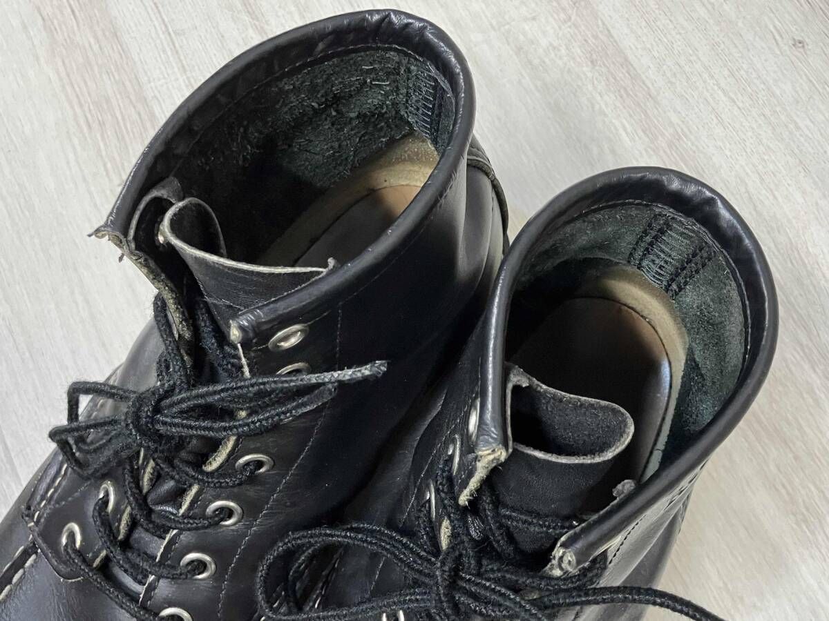 REDWING 90s 刺繍羽根タグ アイリッシュセッター 本革 レザー ワーク